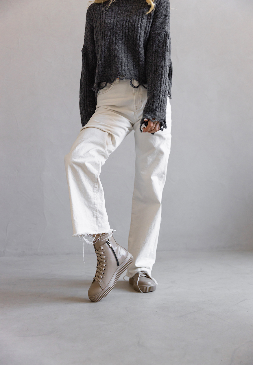 Кеди високі демісезонні на байці жіночі (vm-819-06) - Зображення 5