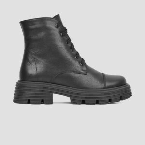 Зимові черевики з чорної м’якої шкіри (vm-astra-39ch)