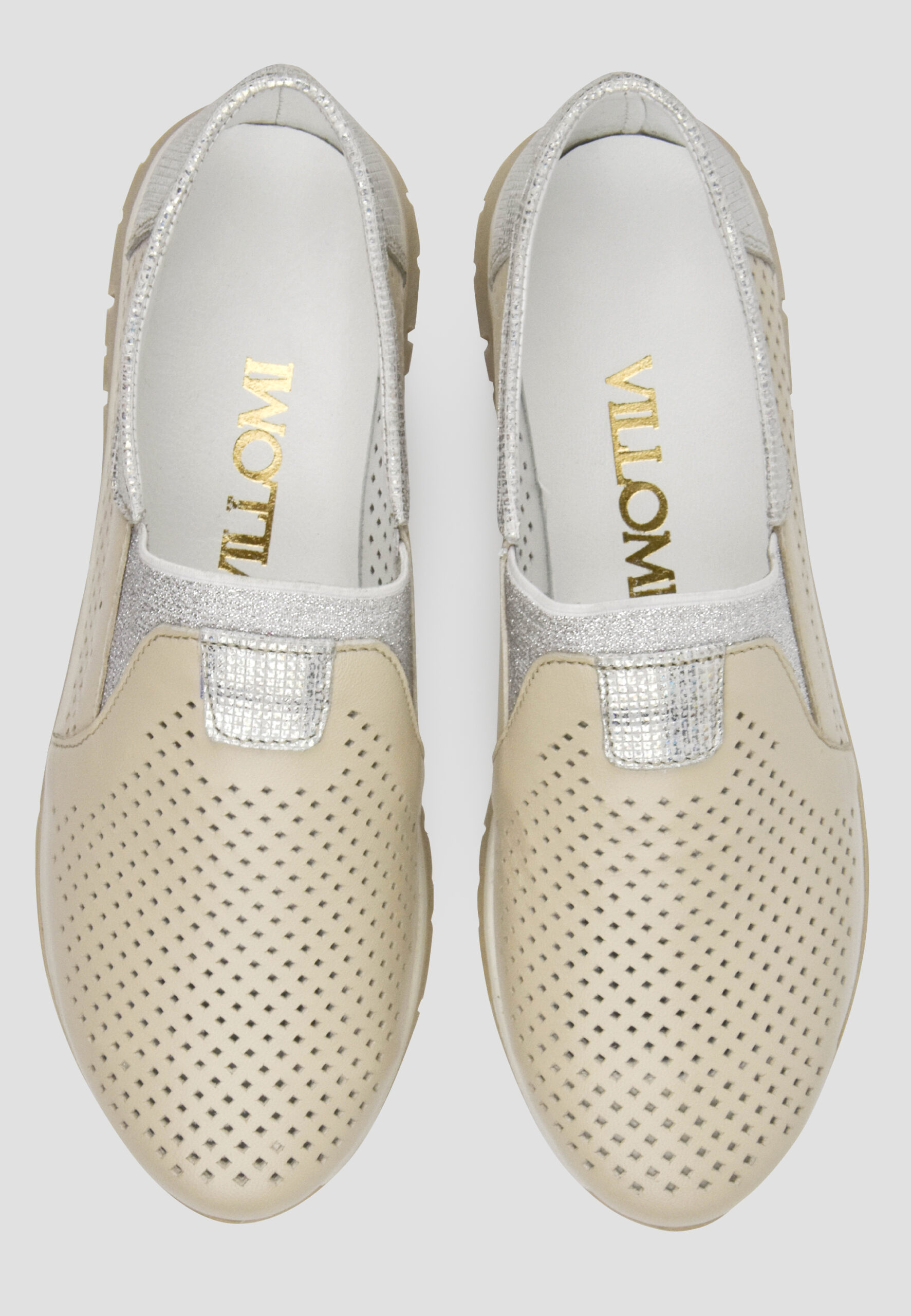 Мокасини із натуральної шкіри бежевого кольору (vm-marina-12) - Зображення 4