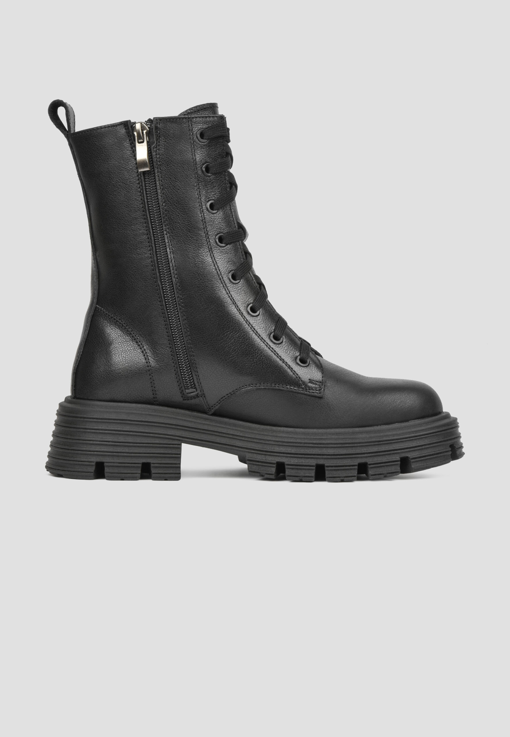 Стильні чорні високі демі черевики жіночі (vm-astra-33ch) - Зображення 2