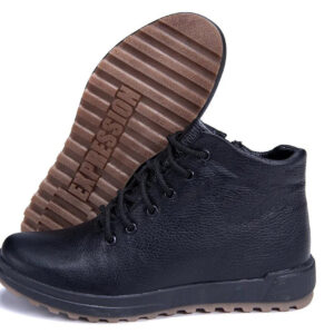 Чоловічі зимові шкіряні черевики Е-series New Line (485ч бот)