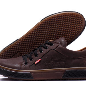 Чоловічі шкіряні кеди Levis Chocolate Classic