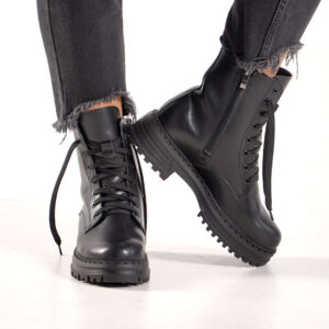 Зимові лаконічні черевики — шкіра (vm-astra-79ch)