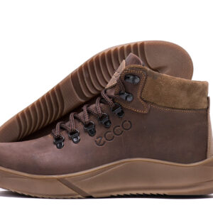 Чоловічі зимові шкіряні черевики Yurgen brown Style (434 кор)