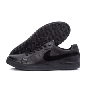 Чоловічі шкіряні кросівки Nike Black