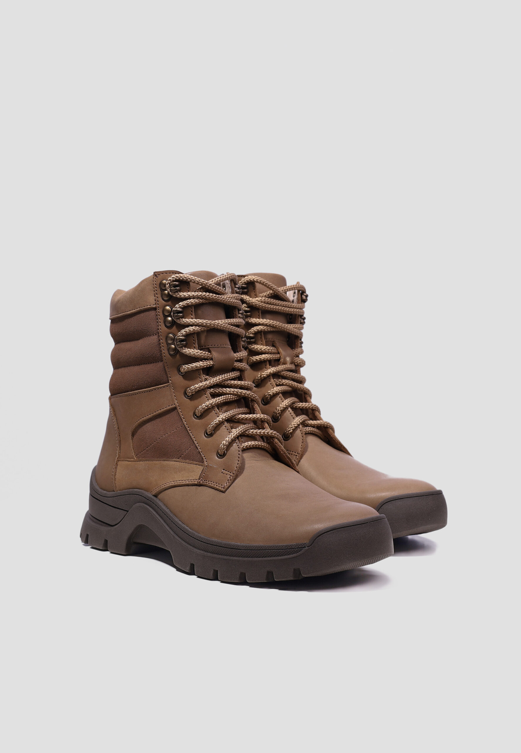 Черевики чоловічі високі койот на овчині (vm-500W-KOYOT) - Зображення 2