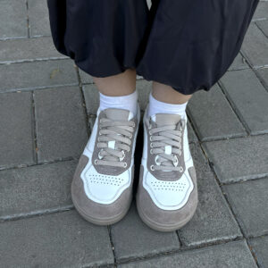 Кеди широкий носок — натуральна шкіра та замша (vm-079-06)