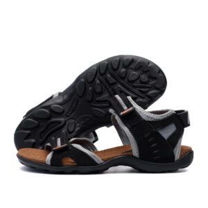 Чоловічі шкіряні сандалі Active Drive Grey (N 73 ч/сер)