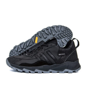 Чоловічі шкіряні кросівки Adidas Terrex Black (AW черн)