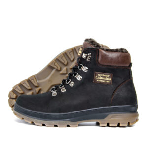 Чоловічі зимові шкіряні черевики Columbia (220 орех)
