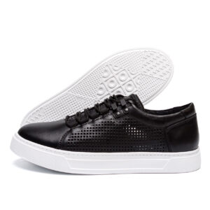 Чоловічі літні шкіряні кеди Kristan перфорація