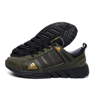 Чоловічі шкіряні кросівки Adidas Terrex Green