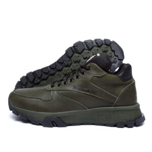 Чоловічі зимові шкіряні черевики Rbk Green (R-02 хак.бот)