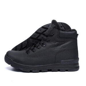 Чоловічі зимові шкіряні черевики Polar Bear Black (В-1 бот)