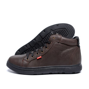 Чоловічі зимові шкіряні кросівки Levis Brown Classic (S кор бот)