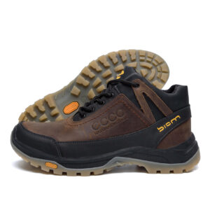 Чоловічі зимові шкіряні черевики Е-series Active Drive Brown (124 brown)