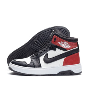 Чоловічі зимові шкіряні кросівки Nike Air Max Red (55 б/красн бот)