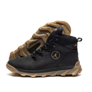 Чоловічі зимові шкіряні черевики Winterized Originals Black (J-01ч/кор бот)