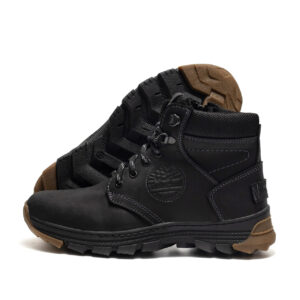 Підліткові зимові шкіряні черевики Winter Tim Black Originals (and T120-1ч підл)
