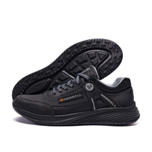 Чоловічі шкіряні кросівки M - Grey