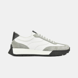 Жіночі кросівки світлі з чорним (vm-om-23prch)