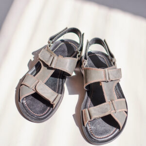 Коричневі шкіряні сандалі чоловічі (vm-mag-01)