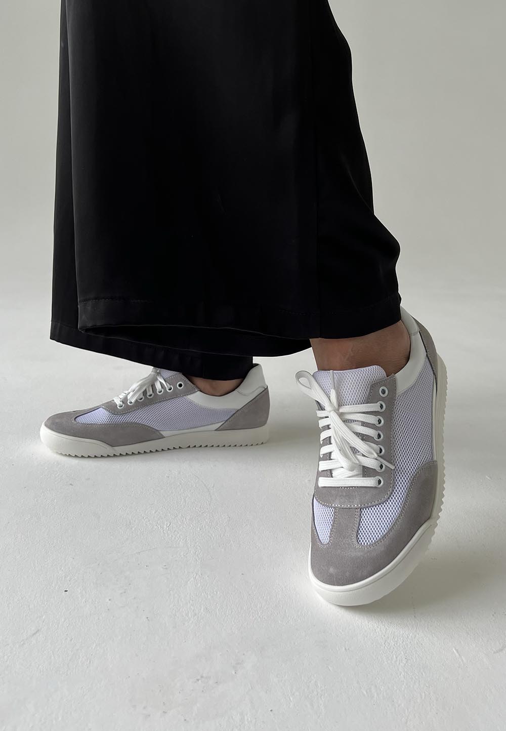 Жіночі сірі кеди з сіткою – легкі та стильні (vm-em-18)