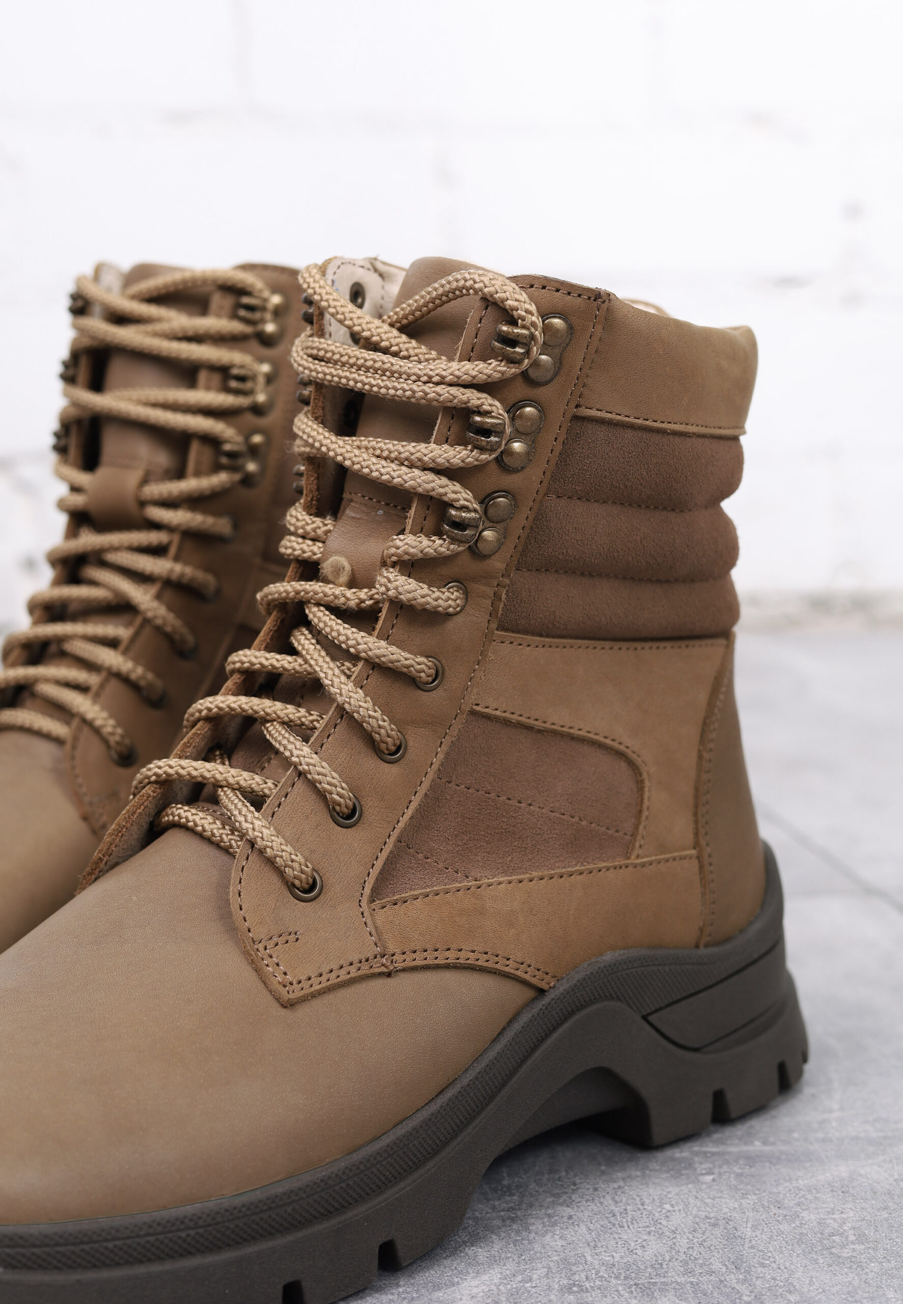 Черевики чоловічі високі койот на овчині (vm-500W-KOYOT) - Зображення 6