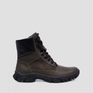 Черевики тактичні високі кольору хакі на овчині (vm-555W-HAKI)