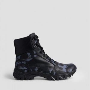 Черевики осінь-зима високі чоловічі шкіряні камуфляж на мембрані (vm-555AIR-P)