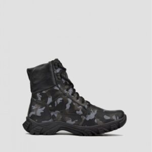 Берці черевики зимові на хутрі високі шкіряні тактичні з клапаном (vm-555wp)